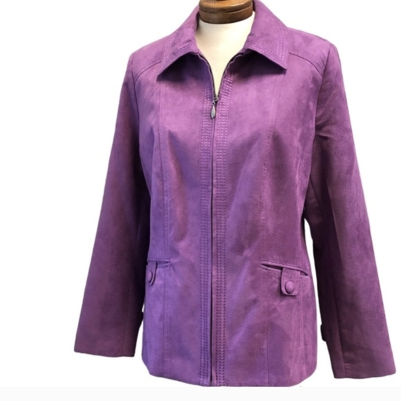 TanJay Jackets & Blazers - TanJay Women's Vibrant Purple Utility Jacket